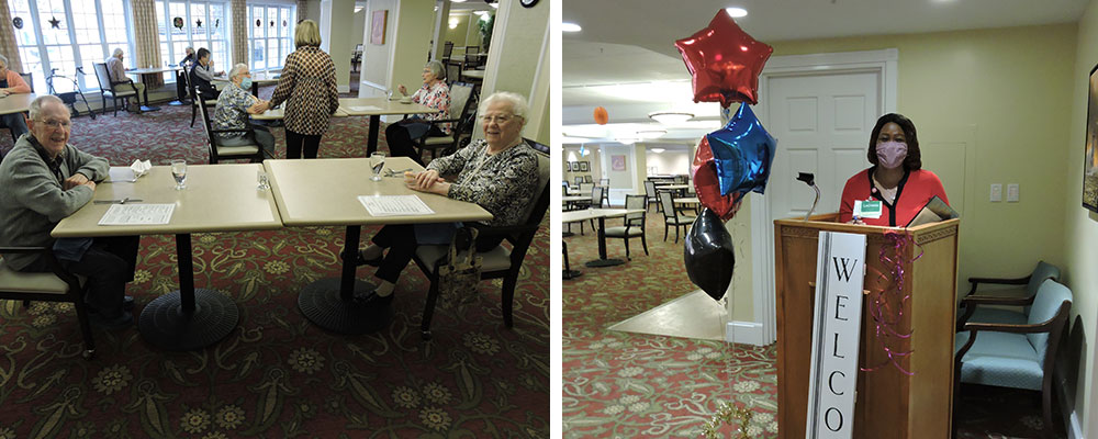 Residents Dining at Clark