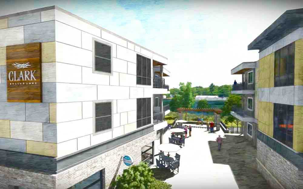 Piazza at Keller Lake
